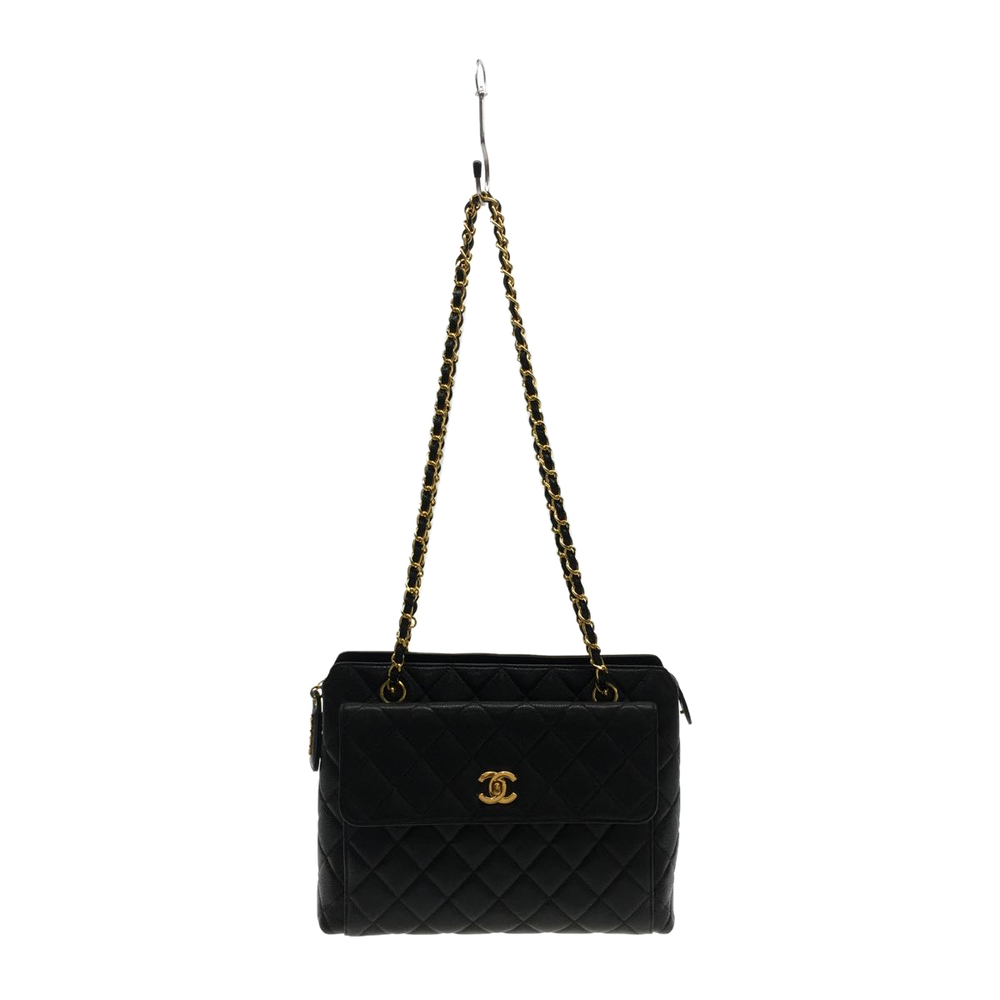Chanel Leather Matelasse Tote Bag